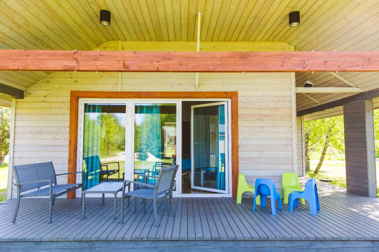 Surf Domki Habenda Z Sauna Ogrodowa Sarbsk Luaran gambar